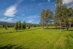 Located Right on Big Sky Resort`s Golf Course